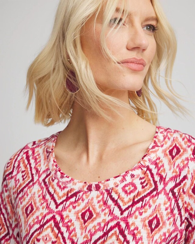 Ikat Slub Short Sleeve Tee - image 4